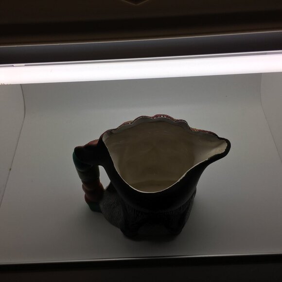 Toby Jug Mug Native American Indian Chief Headdress Totem Pole Handle Ceramic - Picture 4 of 5